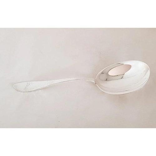 American Sterling Silver Berry and Fruit Serving Spoon from Shreve & Co. For Sale - Image 3 of 18