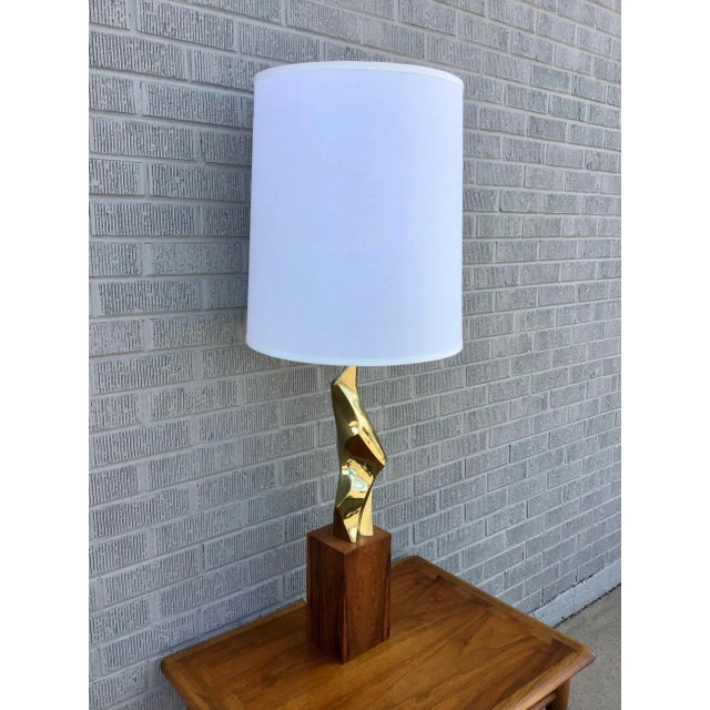 Mid 20th Century Mid-Century Modern Richard Barr Laurel Table Lamp, Circa 1965 For Sale - Image 5 of 8
