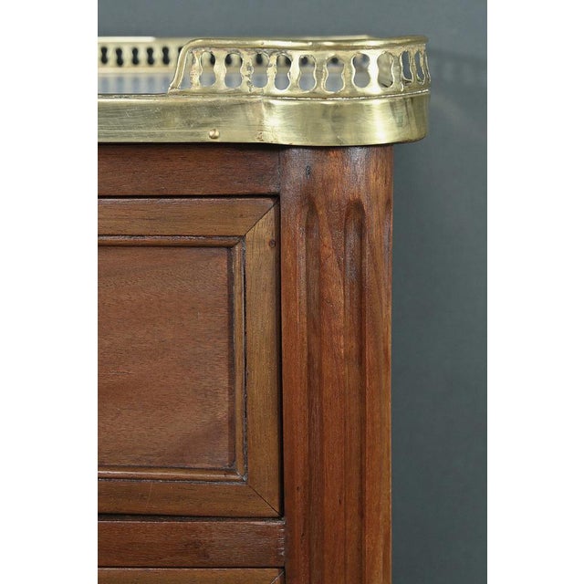 Wood Small Antique Mahogany Chiffonier For Sale - Image 7 of 18