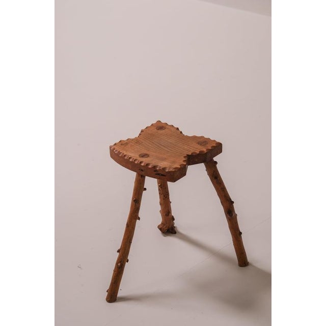 French Rustic Stools, France, 1960s, Set of 3 For Sale - Image 4 of 10