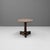 French Empire style marble top mahogany gueridon with tapered column on platform base. Circa 1870.