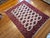 Vintage Turkmen Area Rug in All Over Geometric Pattern in Ivory, Red, Black For Sale In Chicago - Image 6 of 10