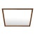 Mid-Century Modern Broyhill Walnut Wall Mirror For Sale