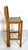 Wood Mid-Century Modern Bar Stool in Wood and Fabric, 1970s For Sale - Image 7 of 8