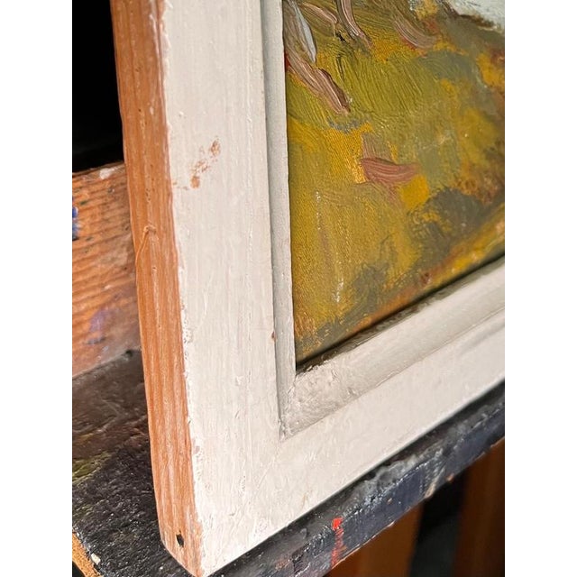 Jean Lassueur, Mountain Chalet, Oil on Canvas For Sale - Image 7 of 10