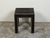 Mid-Century Modern Vintage Italian Midcentury Faux Alligator Side Table with Metal Accents For Sale - Image 3 of 10