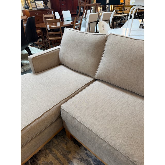 C & L Design Chaise Lounge Sectional For Sale - Image 10 of 12