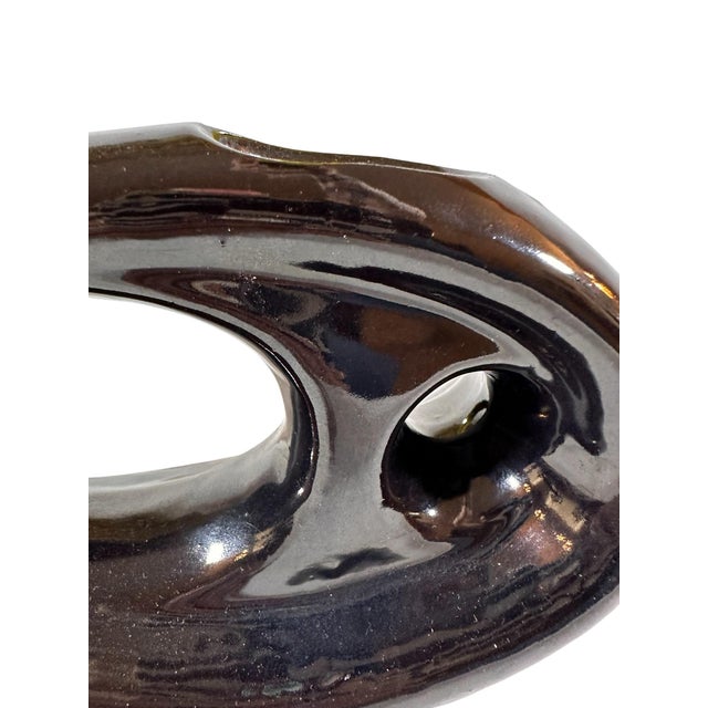 Vintage 1960s Red Clay Vase Tokyo Ikenana For Sale In Las Vegas - Image 6 of 6