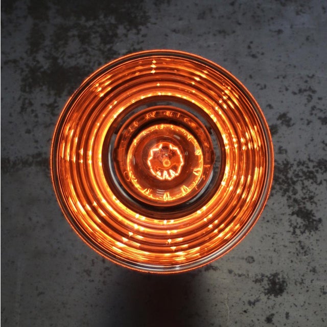 Vintage Industrial Zeiss Ikon Ik180 Mercury Mirror Glass Wall Light For Sale - Image 6 of 10