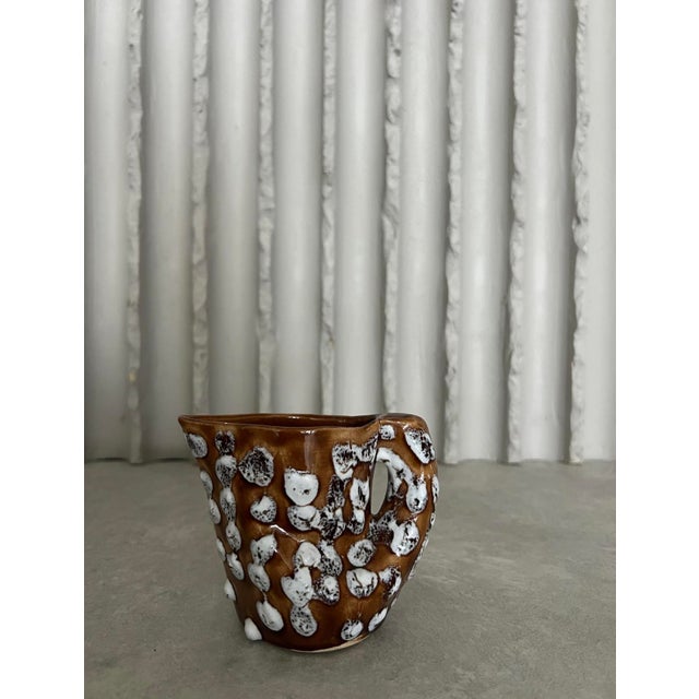 Ceramic Coffee Set, Vallauris, France, Set of 8 For Sale - Image 7 of 10