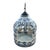 Chinoiserie Large Blue & White Chinoiserie Ceramic Birdcage Sculpture With Perched Birds For Sale - Image 3 of 10