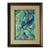 Vintage Brazilian Abstract Fish Oil on Canvas Painting, Signed Claudia E., Framed For Sale
