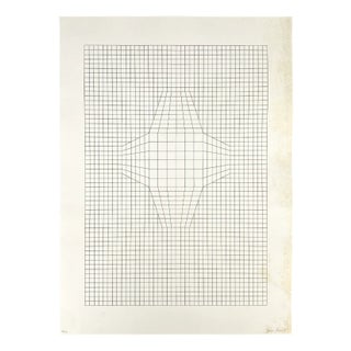 Erwin Heerich, Composition, Late 1950s, Large Screen Print For Sale