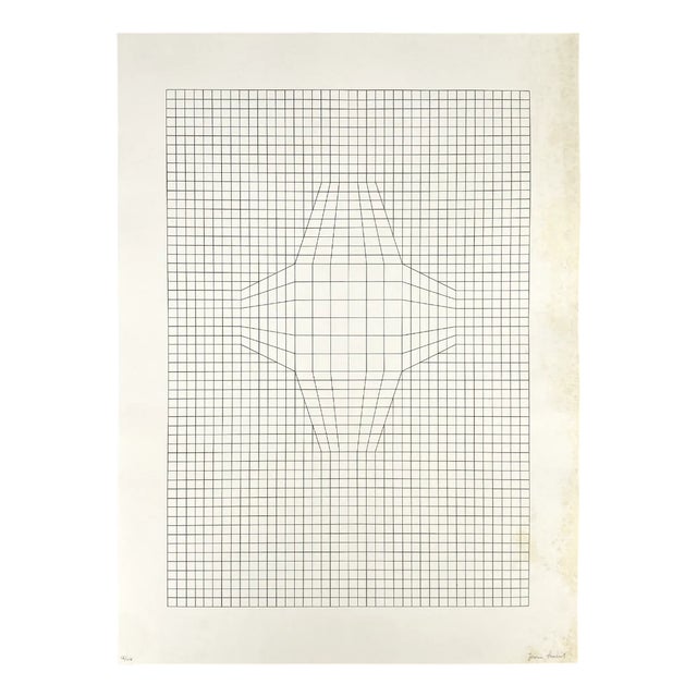 Erwin Heerich, Composition, Late 1950s, Large Screen Print For Sale