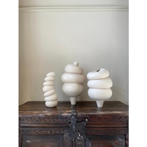 Modder Knowing When to Get Help Ceramic Sculpture by Françoise Jeffrey For Sale - Image 4 of 6