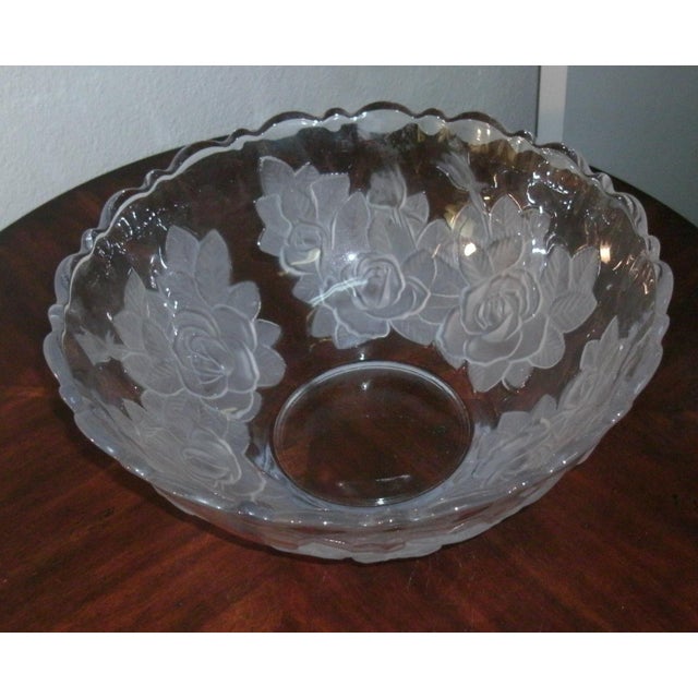 Mikasa Studio Nova Winter Rose 12 Serving Bowl Chairish