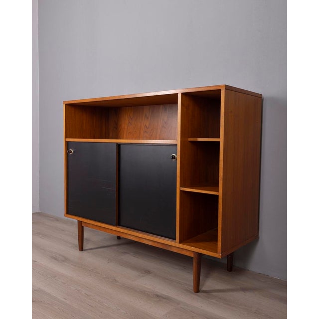 Mid-Century Modern Vintage Teak Highboard, 1960s For Sale - Image 3 of 10