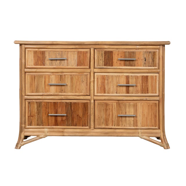 Aruba Six-Drawer Dresser - Natural For Sale - Image 9 of 9