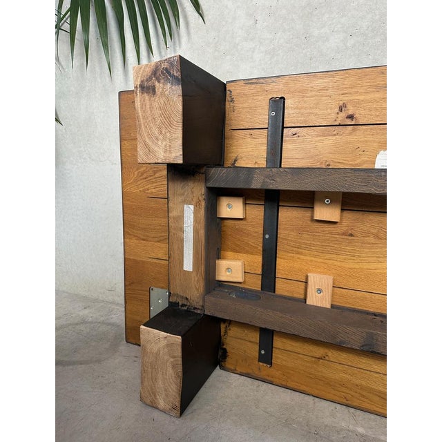 Vintage Japandi Coffee Table in Oak, 1980s For Sale - Image 12 of 15