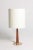 Mid-Century Danish Brass and Teak Table Lamp, 1950s For Sale - Image 9 of 9
