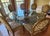 Custom Round Glass Dining Table With Eight Matching Chairs For Sale - Image 4 of 10