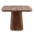 Mid-Century Modern Outdoor Teak Rounded Pedestal Dining Table For Sale - Image 3 of 5