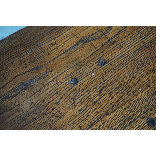 Wabi Sabi Oak Coffee Table, Netherlands, 1970s For Sale - Image 4 of 10