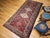 Vintage Persian Shiraz Tribal Area Rug, Hand-Knotted Wool, Geometric Pattern, Burgundy & Ivory, 5x10 For Sale - Image 9 of 18