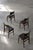 1960s Mid-Century Scandinavian Modern Dining Chairs in Beech and Rosewood, 1960s, Set of 4 For Sale - Image 5 of 18