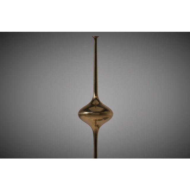 Cream Cobra Table Lamp in Brass by Angelo Lelii for Arredoluce, Italy, 1962 For Sale - Image 8 of 15
