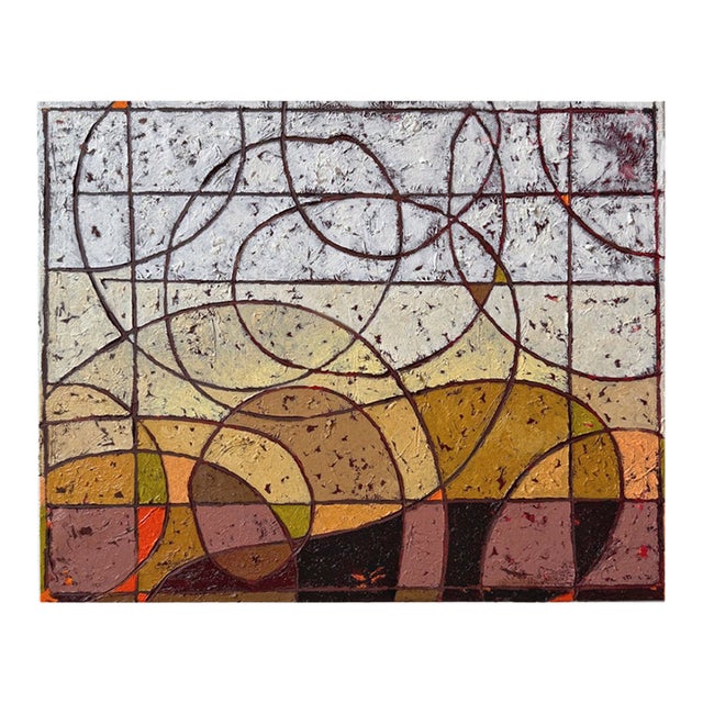 "Ruminating" Abstract Oil Painting For Sale