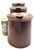 Wood Mid 20th Century Teak Wood Canisters, Set of 3 For Sale - Image 7 of 14