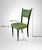 Ico Parisi Style – Set of 6 Ebonized Wood Chairs With Green Upholstery For Sale - Image 18 of 18