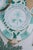 Contemporary Johanna Ortiz Antique Aqua Macao Dinner Plate, Set of 2 For Sale - Image 3 of 3