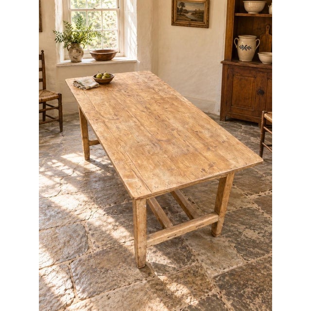 19th Century Irish Provincial Farmhouse Table For Sale - Image 3 of 10