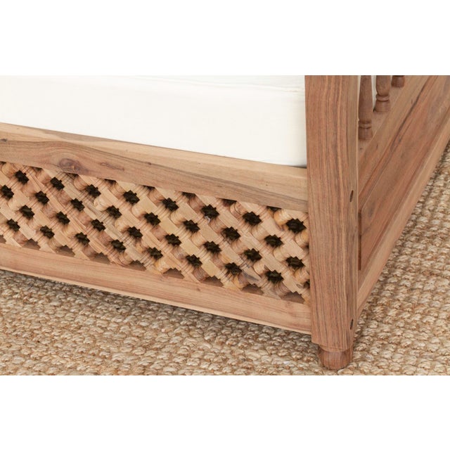 Reclaimed Moroccan Club Daybed Sofa For Sale In Los Angeles - Image 6 of 12