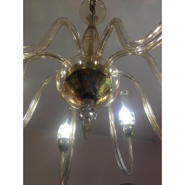 Italian De Majo Chandelier in Murano Glass, 1990 For Sale - Image 13 of 18