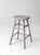Antique Gray Painted Wood Stool For Sale - Image 4 of 13