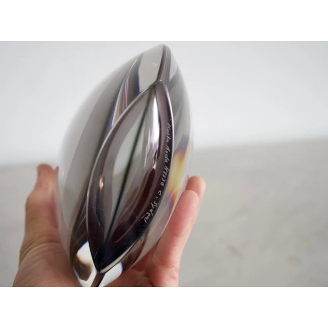 1980s Vintage Smoked Glass Vase by Christian von Sydow for Kosta Boda For Sale - Image 5 of 7