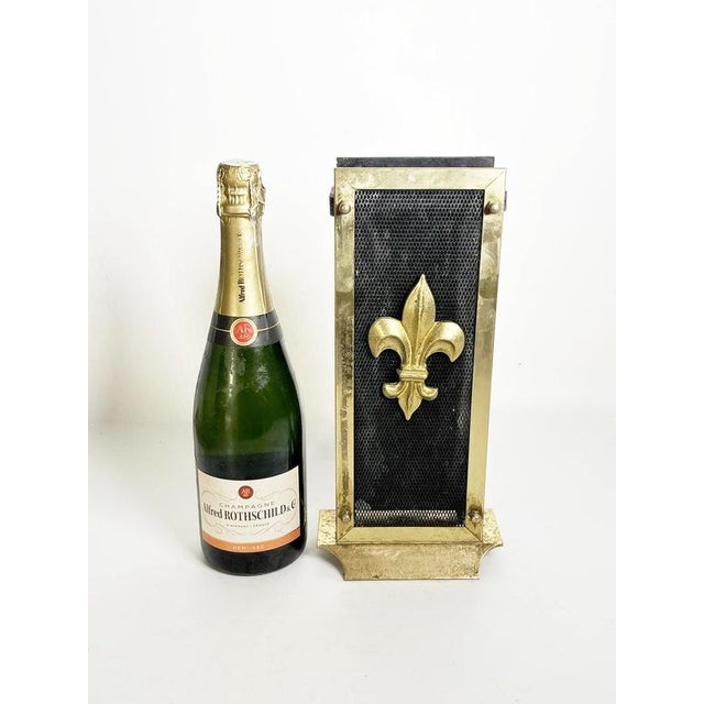Fireplace Accessory with Fleur-de-Lys Decoration, France, 1950s For Sale - Image 4 of 12