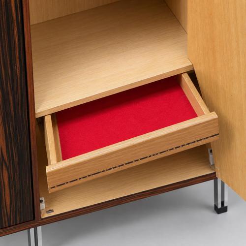 Large Vintage Wardrobe with Hanging and Storage Space, 1960s For Sale - Image 4 of 6