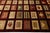 Modern Geometric Grid Hand-Knotted Wool Area Rug in Deep Burgundy & Earth Tones For Sale In New York - Image 6 of 12