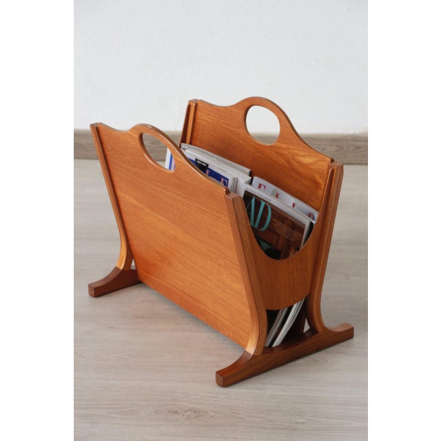 Vintage Teak Magazine Rack by Parker Knoll, 1960s For Sale - Image 10 of 10