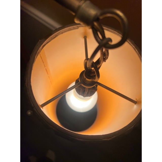 1960s Mid-Century Modern 3-Lantern Tension Pole Lamp For Sale - Image 10 of 15