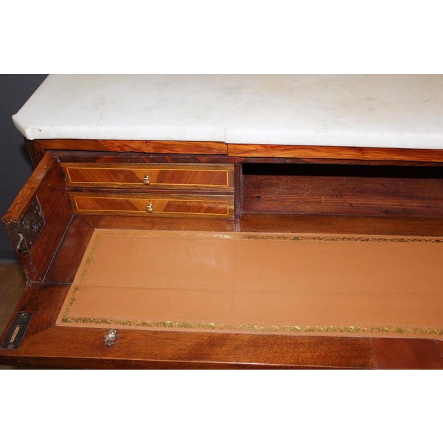 Wood Antique Commode in Rosewood For Sale - Image 7 of 17