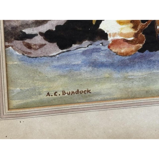 A.C.Bundock, Still Life, Watercolour, 1955, Framed For Sale - Image 5 of 7