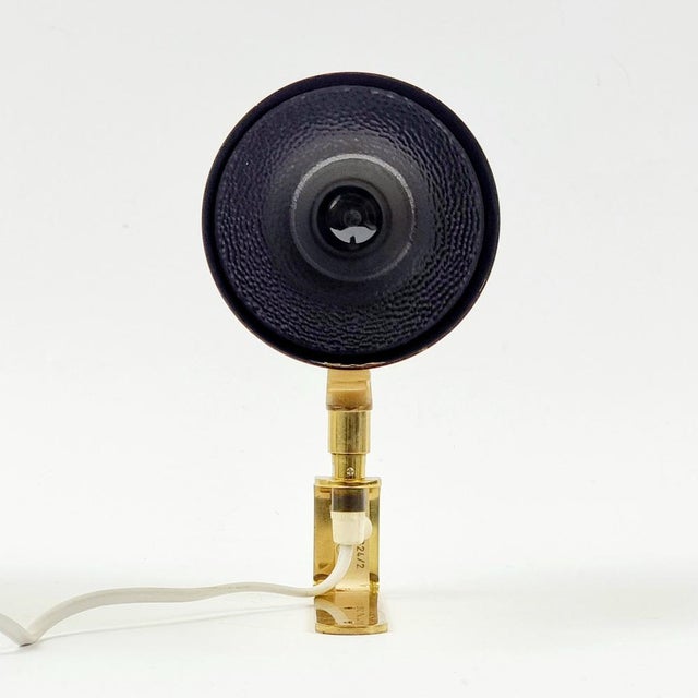 Mid-Century Scandinavian Brass Wall Sconces by Hans-Agne Jakobsson, Sweden, 1960s, Set of 2 For Sale - Image 6 of 12