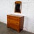 Mid 20th Century 1930s to 1950s Transitional Solid Maple Gentleman’s Chest With Hand Carved Pulls and Wall Mirror For Sale - Image 5 of 18