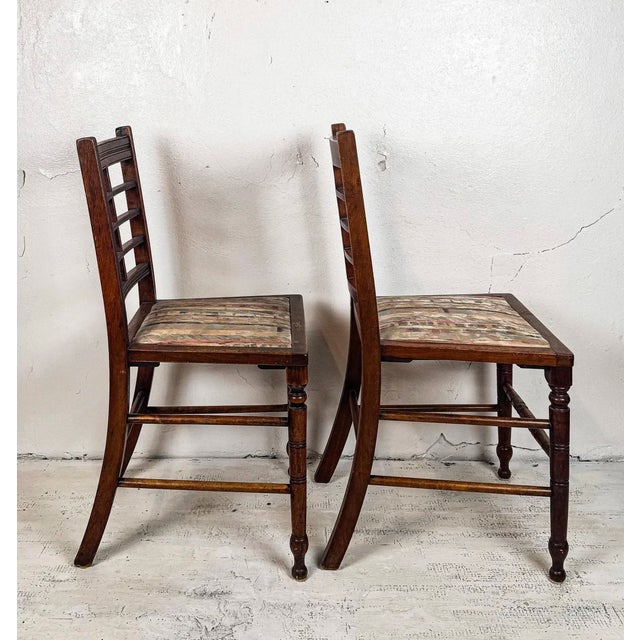 Late 19th Century Aesthetic Movement Dining Chairs, Set of 6 For Sale - Image 10 of 18