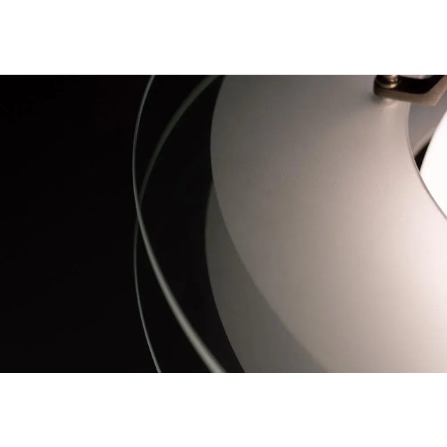 White Art Deco Saturn Lamp by Willem H Gispen for Louis Van Teeffelen For Sale - Image 8 of 15